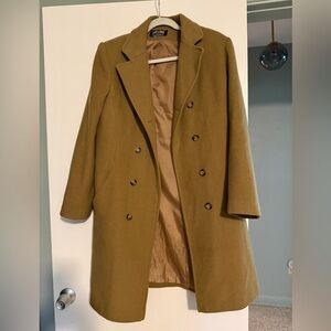 Levine Classics wool coat camel